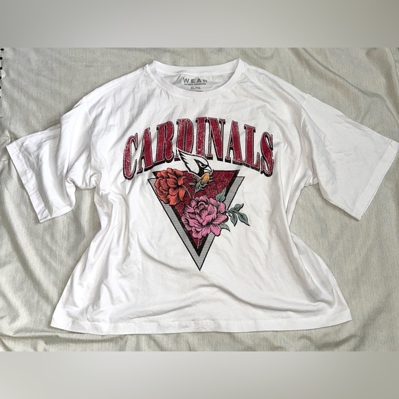 WEAR by Erin Andrews Tops - Arizona Cardinals Floral Tshirt